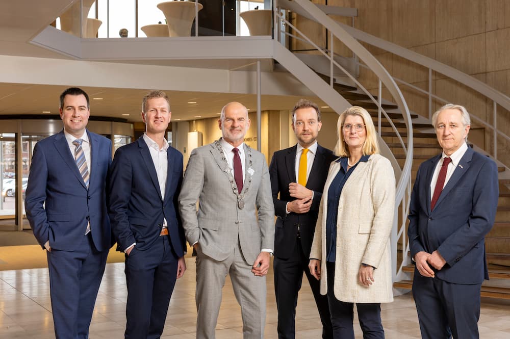 Foto van het college